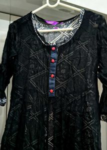 Elegant Black Kurta Set