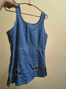 Cute Denim Mini Dress