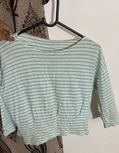 Green Crop Top