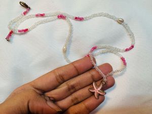 Starfish charm Beaded Necklace