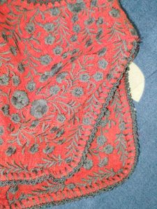 Red Printed Kurta Top