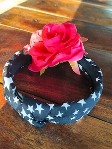 Star Print Knotted Headband