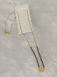 Gold Evil Eye Necklace