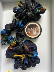 Patterned Scrunchie Set