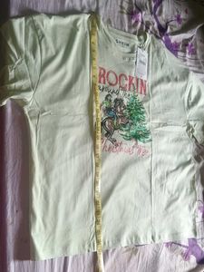 SHEIN "Rockin Around The Christmas Tree" T-Shirt