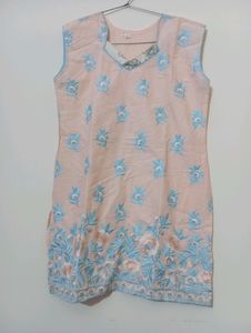 Kurti with Machine Thread Work