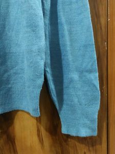 Blue Crew Neck Sweater
