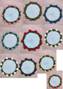 Handmade Crochet Floral mini Coasters