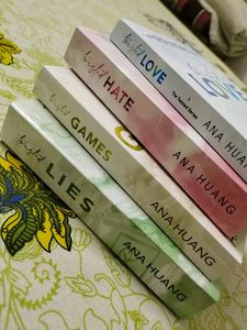 Twisted series,  Love + Hate + Game + Lies  by Ana