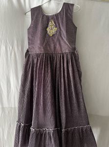 Elegant Beaded Ethnic Gown