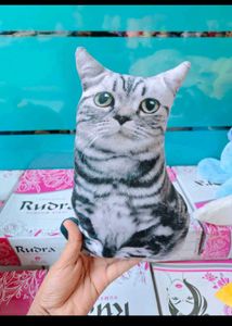 Realistic Cat Plush Pillow