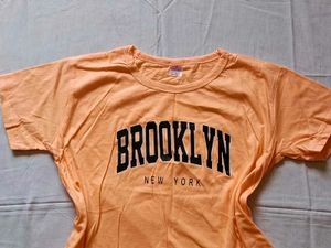 Orange Brooklyn New York Graphic Tee