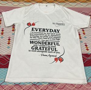 White XL Dynamics Motivational T-Shirt