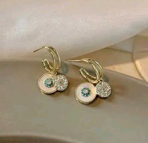 Evil Eye Charm Korean earrings