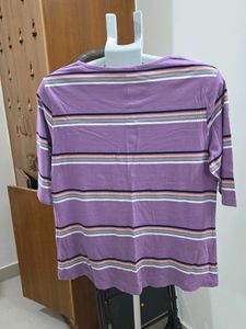 Max XL Striped Purple T-Shirt