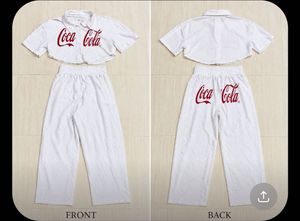 Coca-Cola Cropped Shirt &amp; Shorts Set