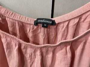 Boho Pink Off-Shoulder Romper