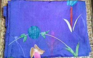 Hand painted,Printed Silk &amp; Satin Sarees