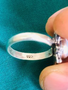 Pure 925 Silver Ring💍 (wt:5.120g)