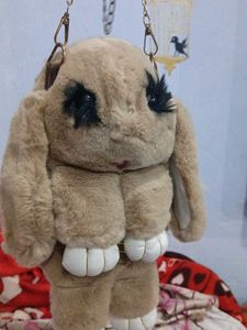 Cute Bunny Plush Crossbody Bag