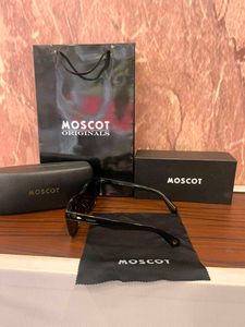 MOSCOT Men's Sunglasses - Classic Black Acetate
