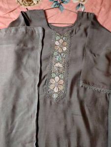 Elegant plazo suit