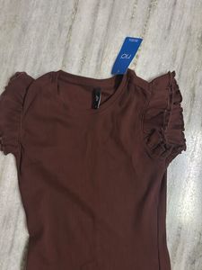 Women's Brown Fit &amp; Flare Dress