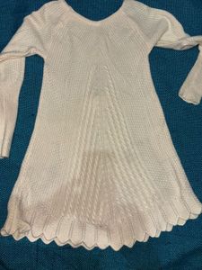 Pinterest-Inspired Ivory Knit Dress 🤍