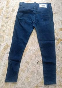 High Waisted Blue Denim Jeans