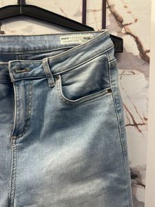 Max High Waist Light Wash Denim Jeans- 30