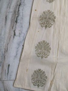 Cream Ethnic Palazzo Pants