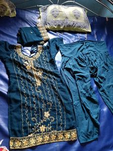 beautiful Georgette kurta patiyala dupatta
