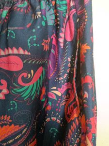 Paisley Print Blouse And Pant Set
