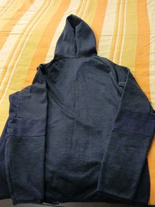 Navy Fila Hooded Jacket