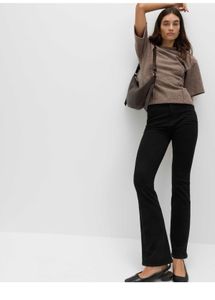Marks & Spencer Stylish Black Flare Jeans
