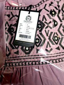 Boho Embroidered Mini Dress