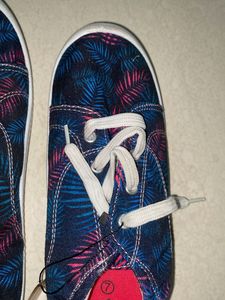 YOUSta Slip-On Canvas Shoes - Tropical Print