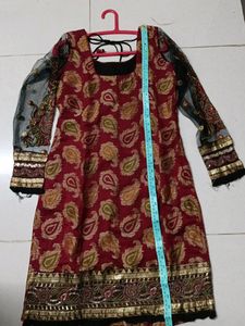 Beautiful Maroon Kurthi