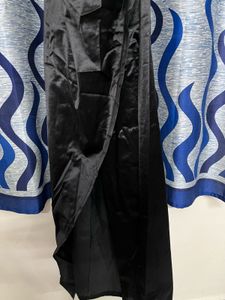 Savana Elegant Black Halter Neck Gown