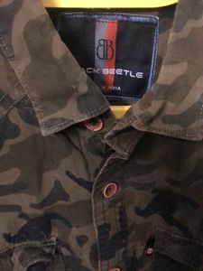 Military Printed Full Sleeve Shirt
