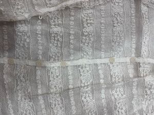Sheer Lace Button-Up Shirt
