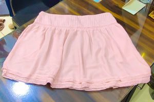 Set of Chic Black Crop top &amp; Pink Skirt