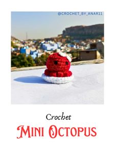 Crochet Octopus Toy For Kids
