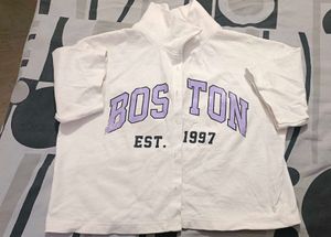 White Boston Graphic T-Shirt