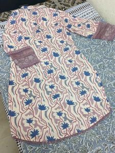 Stylish Printed Kurti Set