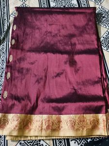 Elegant Maroon Saree