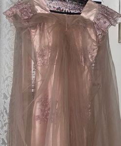 Elegant Embroidered Evening Gown
