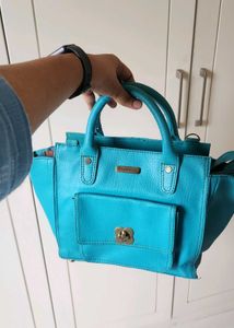 Stylish Blue Handbag