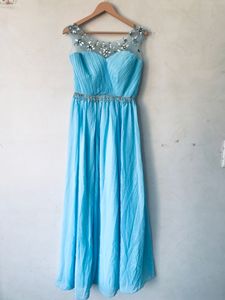 Princess Scoop Neck Floor-Length