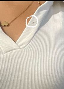 White 🍥stylish Top